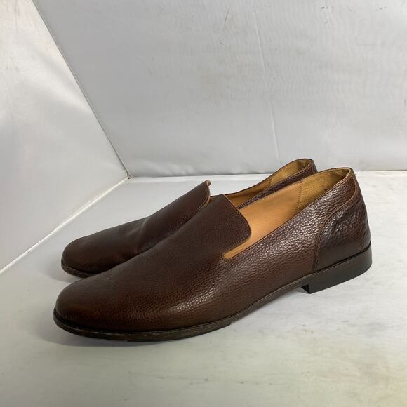 Tecovas Monterrey Slip On Loafer Hickory Bison Leather Men Size 13 - Picture 1 of 5
